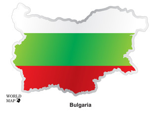 Map Bulgaria.