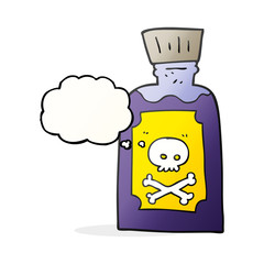 thought bubble cartoon poison