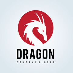 Dragon logo,Animal logo,tattoo,Vector Logo template