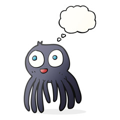 thought bubble cartoon spider
