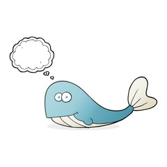 thought bubble cartoon whale