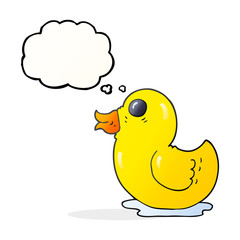 thought bubble cartoon rubber duck