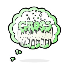 thought bubble cartoon gross symbol