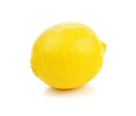 lemon isolated on white background.
