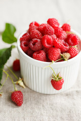 fresh raspberries