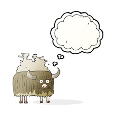 thought bubble cartoon smelly cow