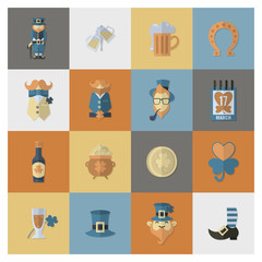 Saint Patricks Day Icon Set