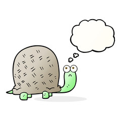 thought bubble cartoon sad turtle
