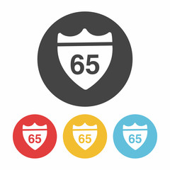traffic sign icon