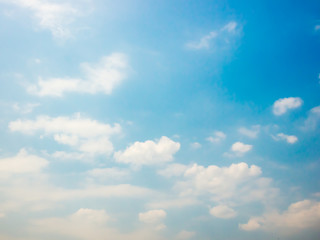 Beautiful of blue sky with cloud
