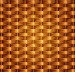 Vector texture. Wicker basket.