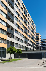 Modern block of flats