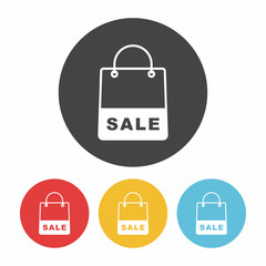 Obraz premium shopping bag icon