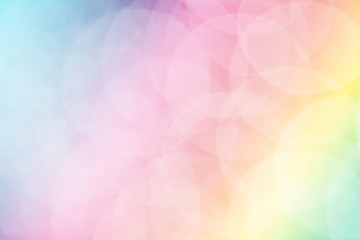 Colorful ray bokeh glitter defocused lights abstract background.