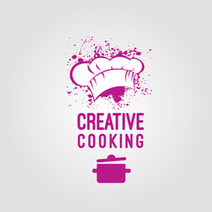 Creative cooking background