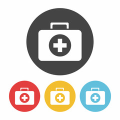 Obraz premium Medicine boxes icon