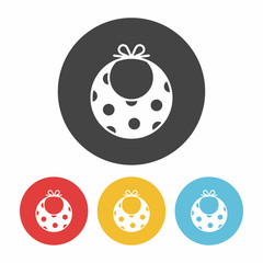 Baby bib icon