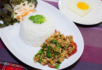 Rice Basil Restaurant Thailand