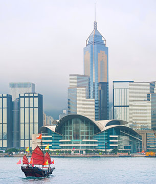 Hong Kong Downtown skyline