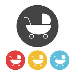 Baby carriages icon