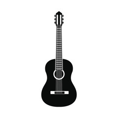 Obraz premium Classic guitar icon, simple style