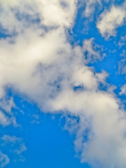 blue sky and clouds