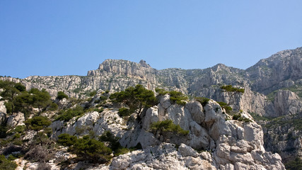 Fototapeta na wymiar The Towering Cliffs of the Mediterranean