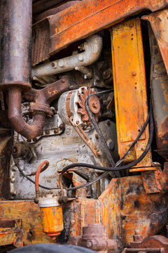 Machinery old tractors