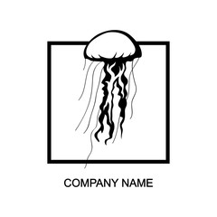 sea jellyfish logo