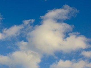 blue sky and clouds