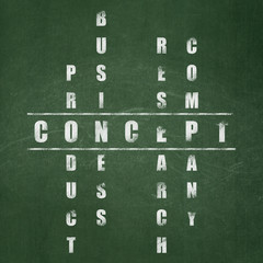 Marketing concept: Concept in Crossword Puzzle