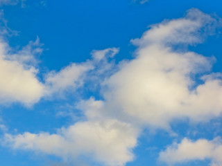 blue sky and clouds