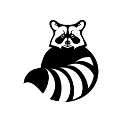 Fototapeta na wymiar raccoon logo