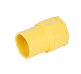 yellow PVC fittings pipe