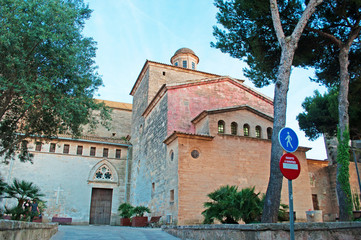 Maiorca, Isole Baleari, Spagna: la torre dell'orologio del Municipio di Alcudia, 10 giugno 2012
