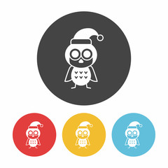 Christmas bird icon