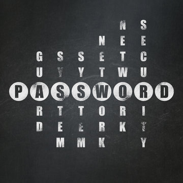 Protection concept: Password in Crossword Puzzle