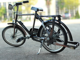 Fototapeta premium bicycles parked around the building