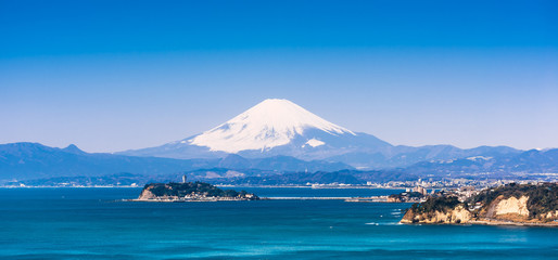 富士山と湘南海岸