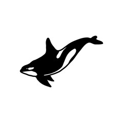Fototapeta premium Killer Whale Logo