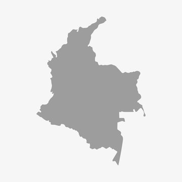 Map of the District of Columbia in gray on a white background