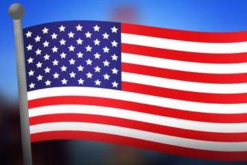 Fototapeta premium American Flag Background