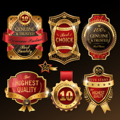 splendid golden premium labels collection