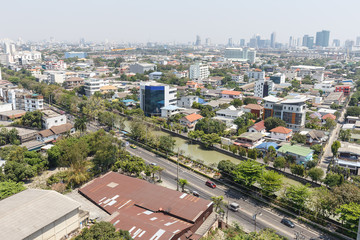 Aerial view of Bangkok