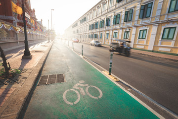 Green bike lane