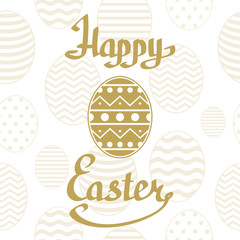 Happy Easter background template.
