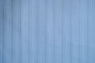 Blue fabric background stripy closeup