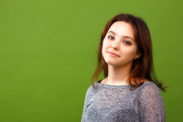 Obraz premium Portrait of a smiling girl