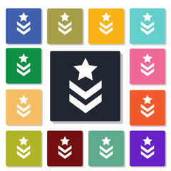 military's stripes icon