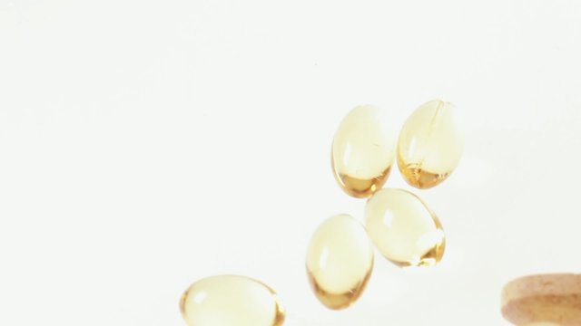 Vitamin and mineral supplements and capsules Omega-3